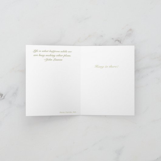 Het leven gebeurt! kaart (Binnen)