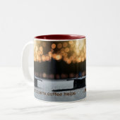 Het leven gebeurt, koffie helpt-Coffee mok voor st (Voorkant links)