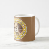 Het leven gebeurt koffie helpt koffiemok (Voorkant rechts)