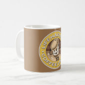 Het leven gebeurt koffie helpt koffiemok (Voorkant links)