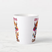 Het Leven Gebeurt, Koffie Helpt Latte Mok (Voorkant)