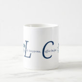 Het leven gebeurt koffie helpt Mok (Center)