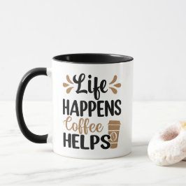 Het Leven Gebeurt, Koffie Helpt Mok