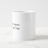 Het leven gebeurt, koffie helpt Mok (Voorkant)