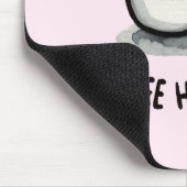 Het leven gebeurt, koffie helpt - voor koffieliefh muismat (Hoek)