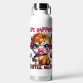 Het Leven Gebeurt, Koffie Helpt Waterfles (Voorkant)