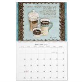 Het leven gebeurt over koffie, kalender (Jan 2027)