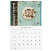 Het leven gebeurt over koffie, kalender (Feb 2027)