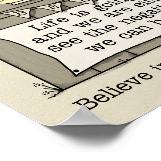 Het leven gebeurt poster (Hoek)