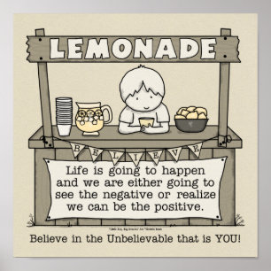 Het leven gebeurt poster