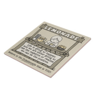 Het leven gebeurt tegeltje