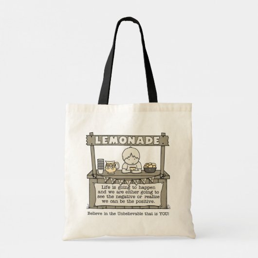 Het leven gebeurt tote bag (Achterkant)