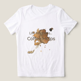 Het leven gebeurt Tri-Blend shirt
