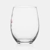 Het leven gebeurt tussen koffie en wijn wijnglas zonder voet (Links)