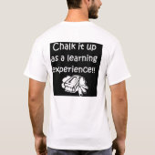 Het leven gebeurt - wit t-shirt (Achterkant)