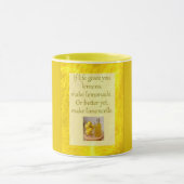 Het leven geeft citroenen...Maak Limoncello Mok (Midden)