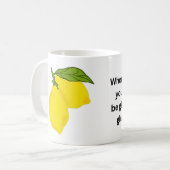 Het leven geeft je citroenen - Glutenvrije Mok (Voorkant links)