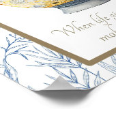 Het leven geeft je citroenen Inspirerend keuken ku Poster (Hoek)