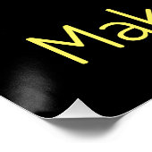 Het leven geeft je citroenen, maak cupcakes perfect poster (Hoek)