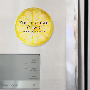 Het leven geeft je citroenen magneet