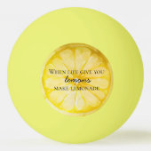 Het leven geeft je citroenen pingpongbal (Voorkant)