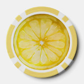 Het leven geeft je citroenen poker chips (Achterkant)