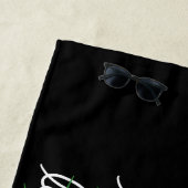 Het leven geeft je leemons om Margaritas Wit beker Strandlaken (In situ)