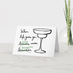 Het leven geeft je luiers limieten die Margaritas  Kaart