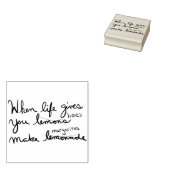 Het leven geeft je luiers limieten die Margaritas  Rubberstempel (Gestempeld)