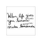 Het leven geeft je luiers limieten die Margaritas  Rubberstempel (Afrduk)