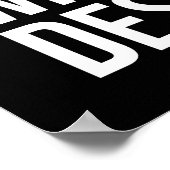 Het leven geeft je wat je verdient - Succes, puin Poster (Hoek)