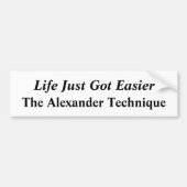 Het leven heeft eenvoudigere bumpersticker (Voorkant)