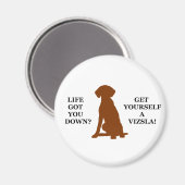 Het leven heeft je neergehaald? Haal een visalo vo Magneet (Voorkant / Achterkant)