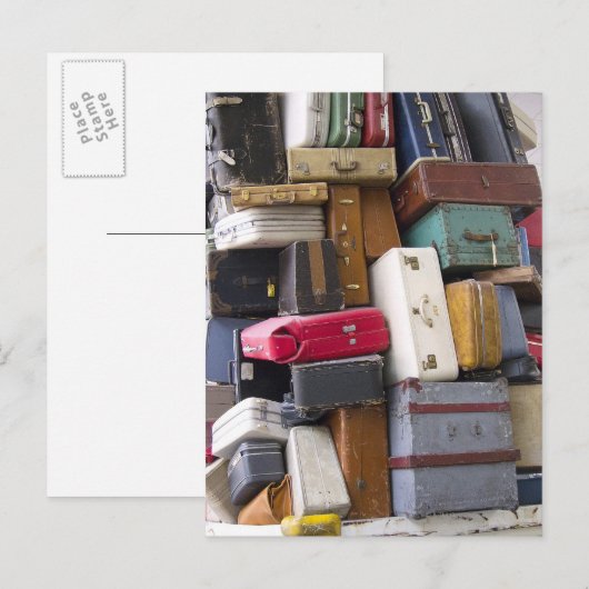 Het leven heeft veel bagage 2 briefkaart (Voorkant / Achterkant)