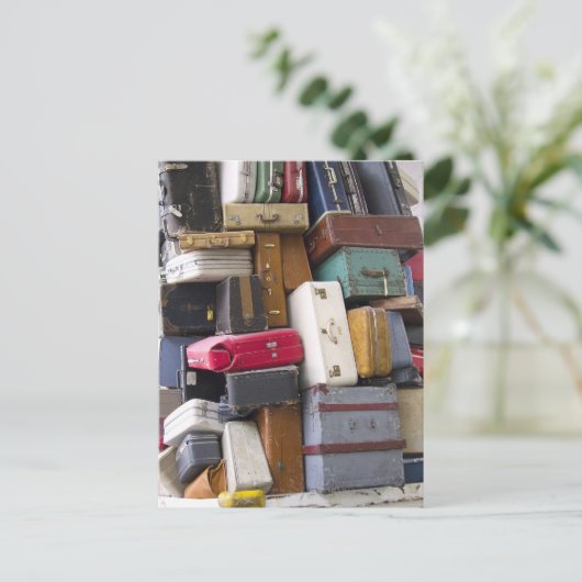 Het leven heeft veel bagage 2 briefkaart (Staand voorkant)