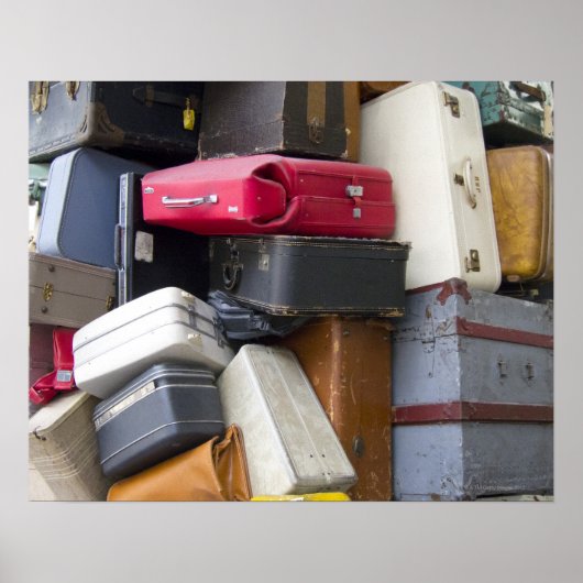 Het leven heeft veel bagage poster (Voorkant)