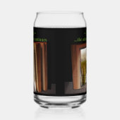 Het leven, het avontuur gaat verder blikvorm glas (Rechts)
