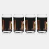 Het leven, het avontuur gaat verder blikvorm glas (Rechts)