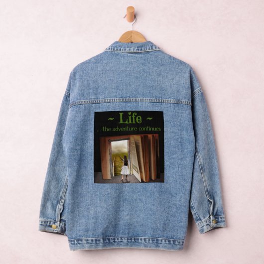 Het leven, het avontuur gaat verder denim jacket (Hangar)