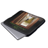 Het leven, het avontuur gaat verder Electronics Ba Laptop Sleeve (Voorkant onderkant)
