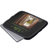 Het leven, het avontuur gaat verder Electronics Ba Laptop Sleeve (Voorkant onderkant)