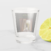 Het leven, het avontuur gaat verder shot glas (Achterkant)
