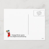 Het leven in de bergen feestdagenkaart (Achterkant)