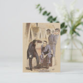 Het leven in de chirurgische burgeroorlog briefkaart (Staand voorkant)