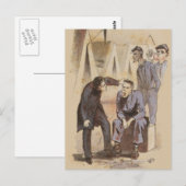 Het leven in de chirurgische burgeroorlog briefkaart (Voorkant / Achterkant)