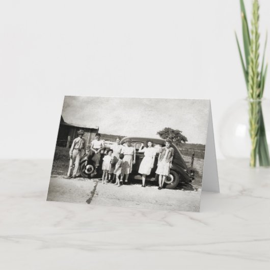 het leven in de jaren '40 kaart (Voorkant)