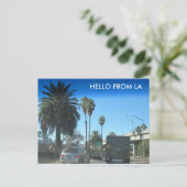 Het leven in de Los Angeles Freeway Briefkaart (Staand voorkant)