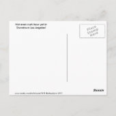 Het leven in de Los Angeles Freeway Briefkaart (Achterkant)