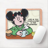 Het leven in de ochtend muismat (Met muis)