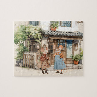 Het leven in de reeks van de Muizenstad Legpuzzel